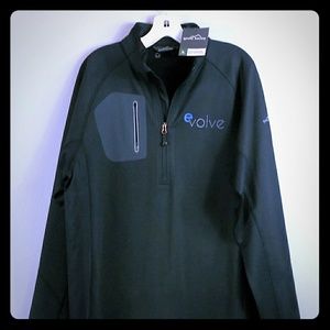 NWT Eddie Bauer 1/2 zip performance fleece size L